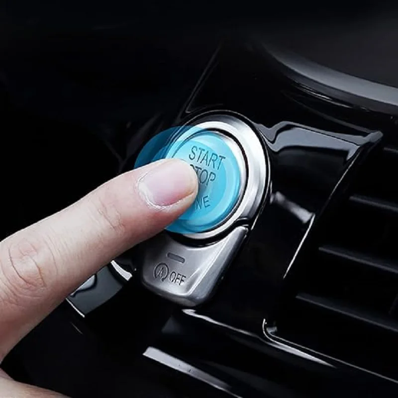 

ABS For BMW X5 5 Series F10 F11 F12 F13 F15 F16 G30 F90 G05 CarHandbrake Multimedia Button Sticker Car Start Patch Trim Cover