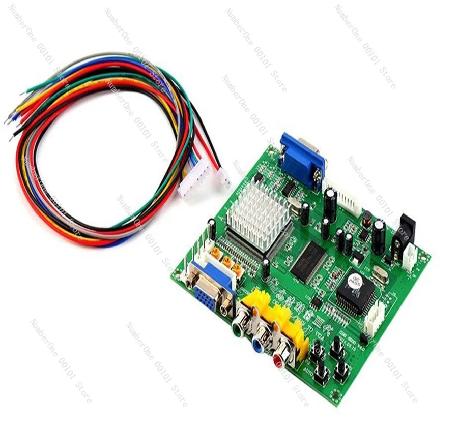 高解像度から低解像度への大型ゲーム機変換カード、15k、24k、31kが使用可能