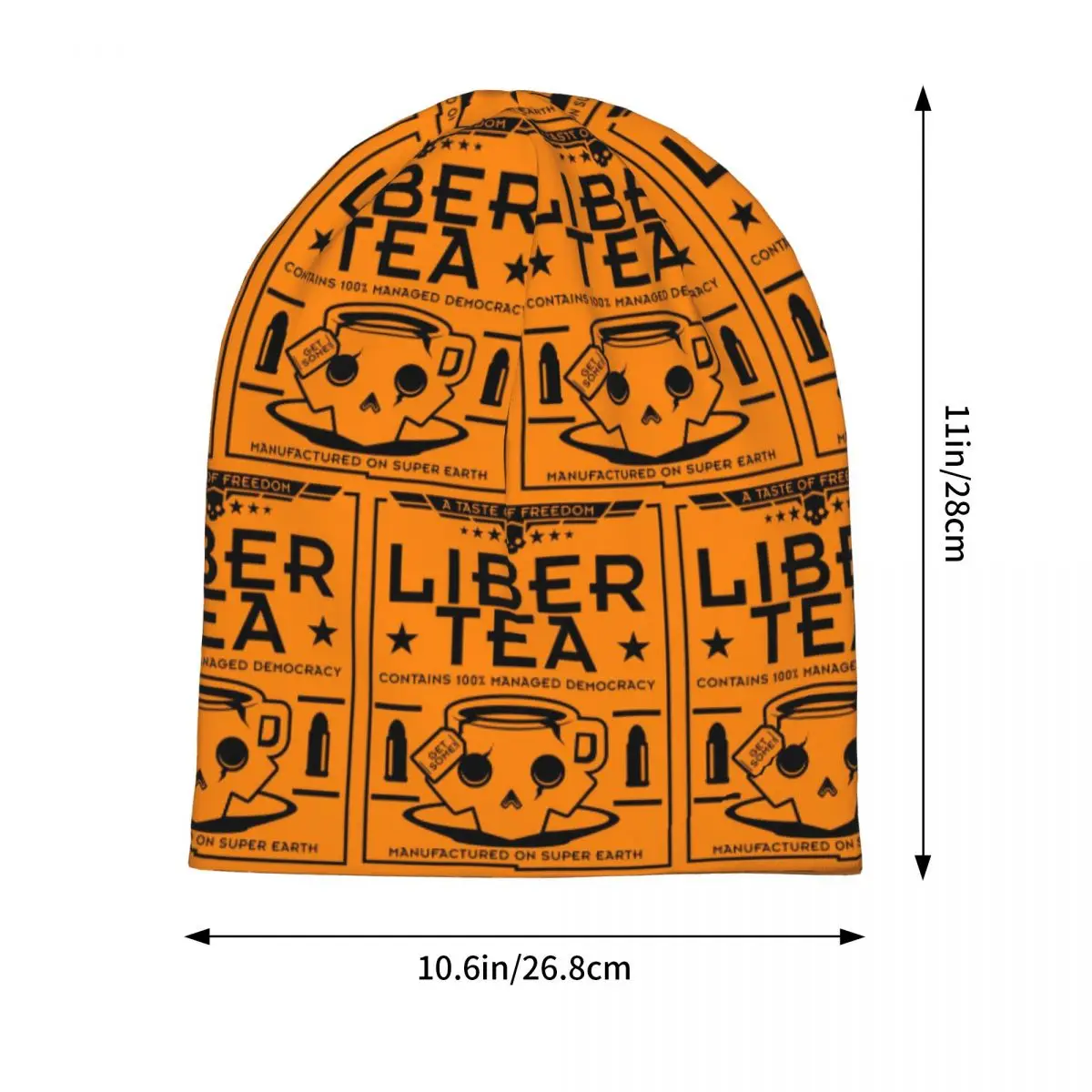 Liber Tea Skullies Beanies Hats Warm Autumn Winter Outdoor Cap Knitted Bonnet Caps for Men Women Adult