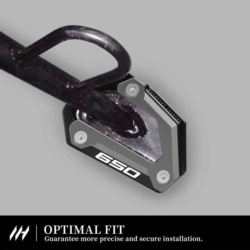 Motorcycle Side Stand Foot Extension For SV650 2004‑2007 SV650S 2004‑2007 Anti‑Slip CNC Stable Support Accessories