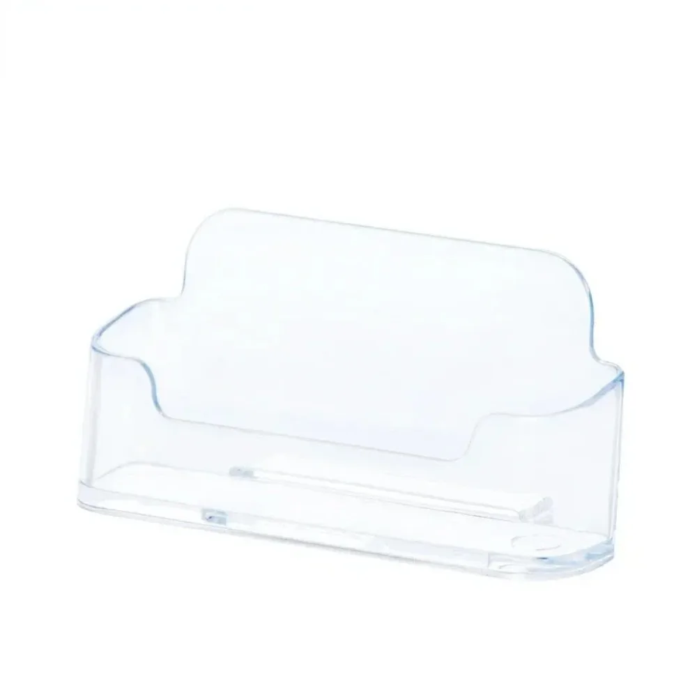Espositore portatile trasparente per porta biglietti da visita espositore da scrivania da tavolo porta biglietti da visita da tavolo