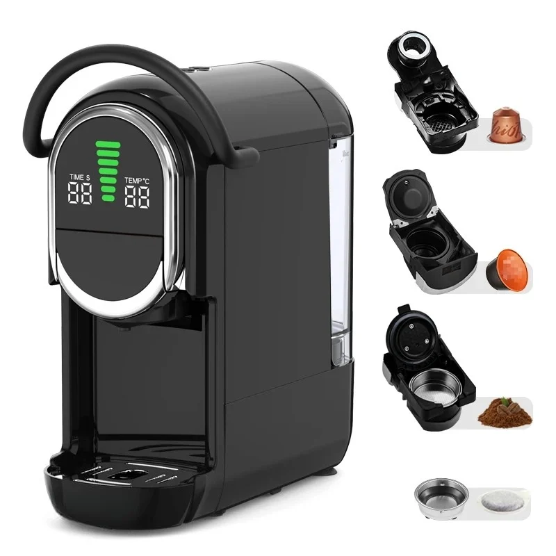 

4-in-1 Capsule Coffee Machine 19Bar High-Quality Barista-Level Brew Station|Automatic Electric for Home Use,Professional Coffee