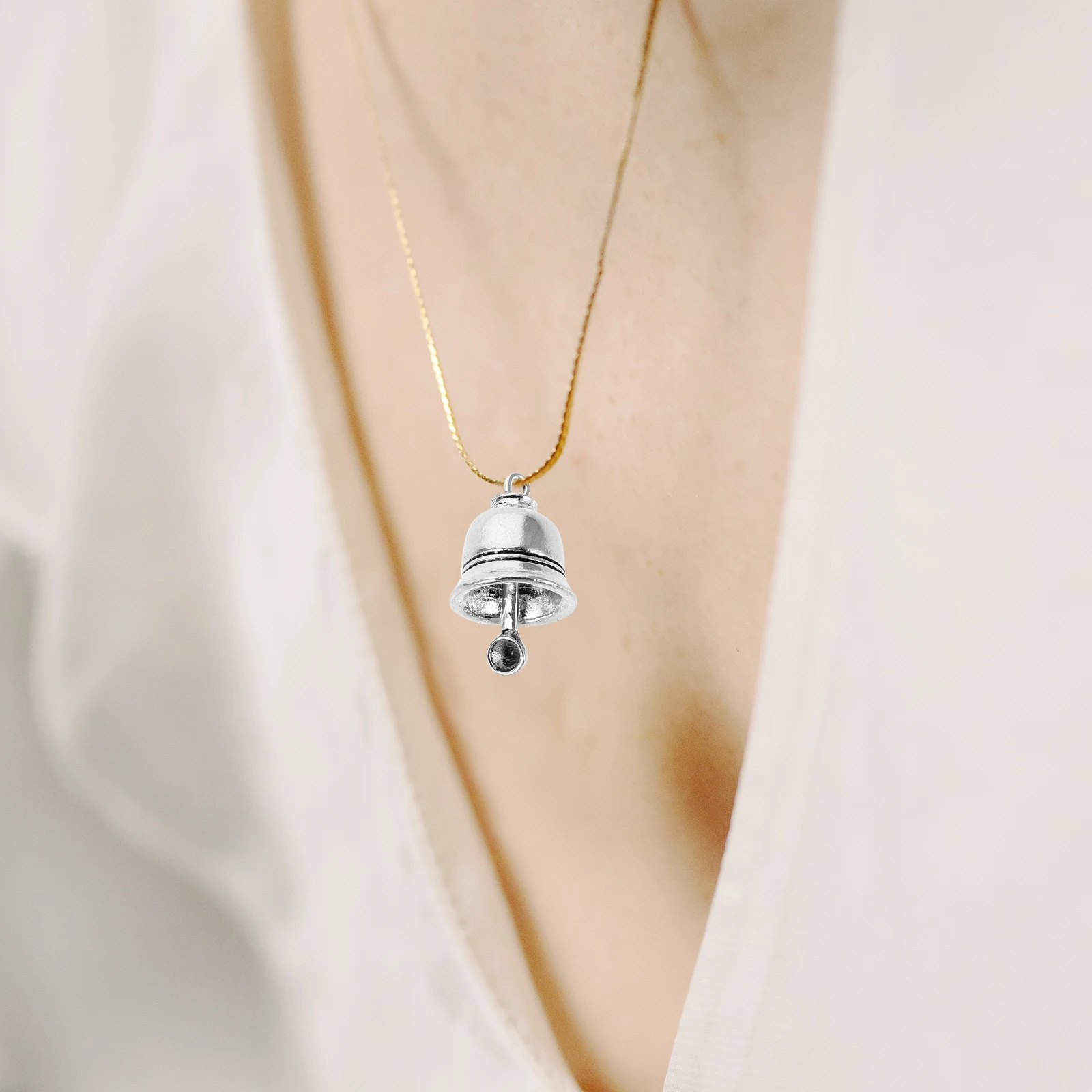 

25Pcs Vintage Bell Charms Alloy Jingle Bells for Jewelry Making DIY Craft Wind Chime Parts Handmade Hanging Pendants