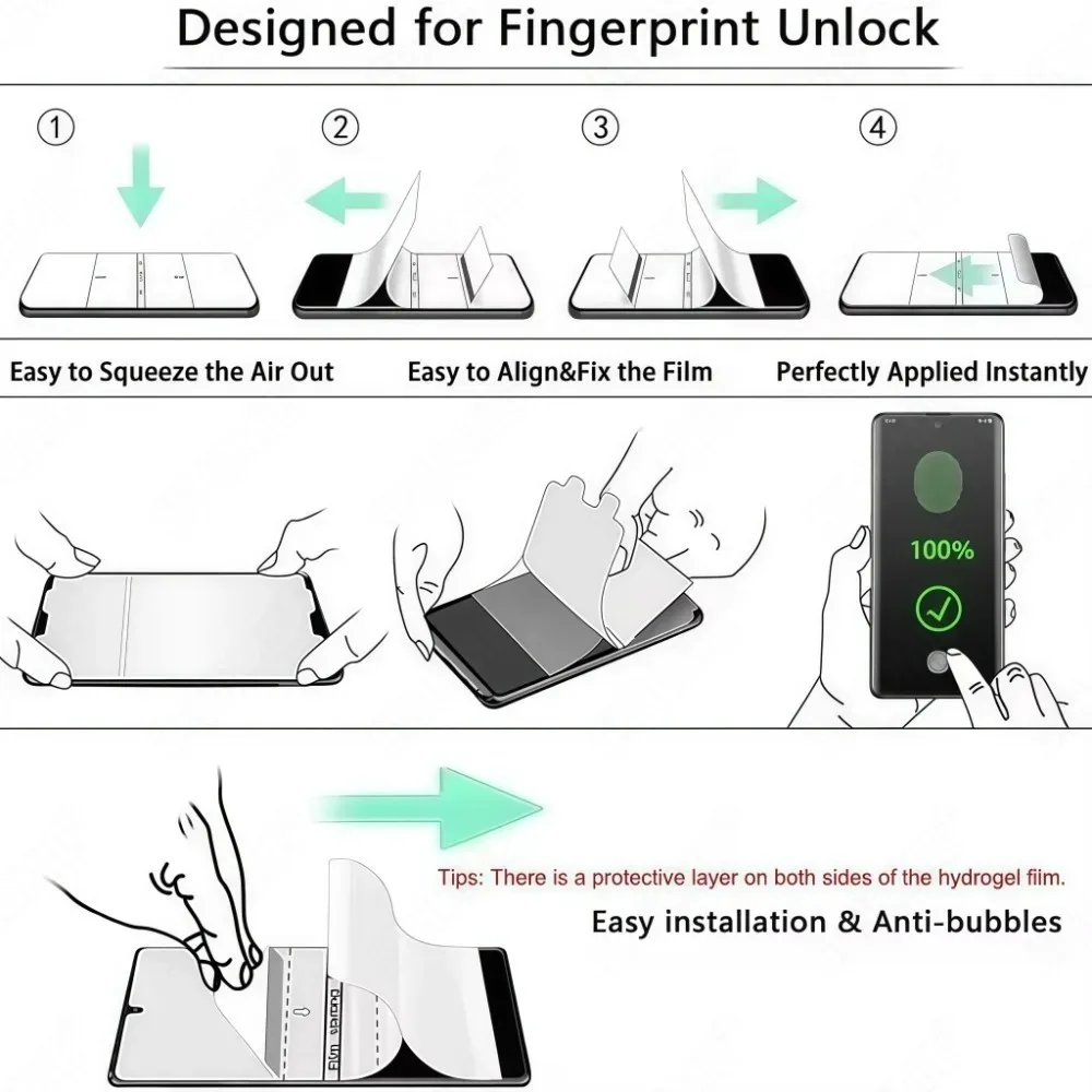 4Pcs Full Cover Privacy Hydrogel Film for iPhone 17 16 15 14 Pro Max 15 16 Plus Screen Protector for iPhone 13 12 11 Pro Air 17e view 6
