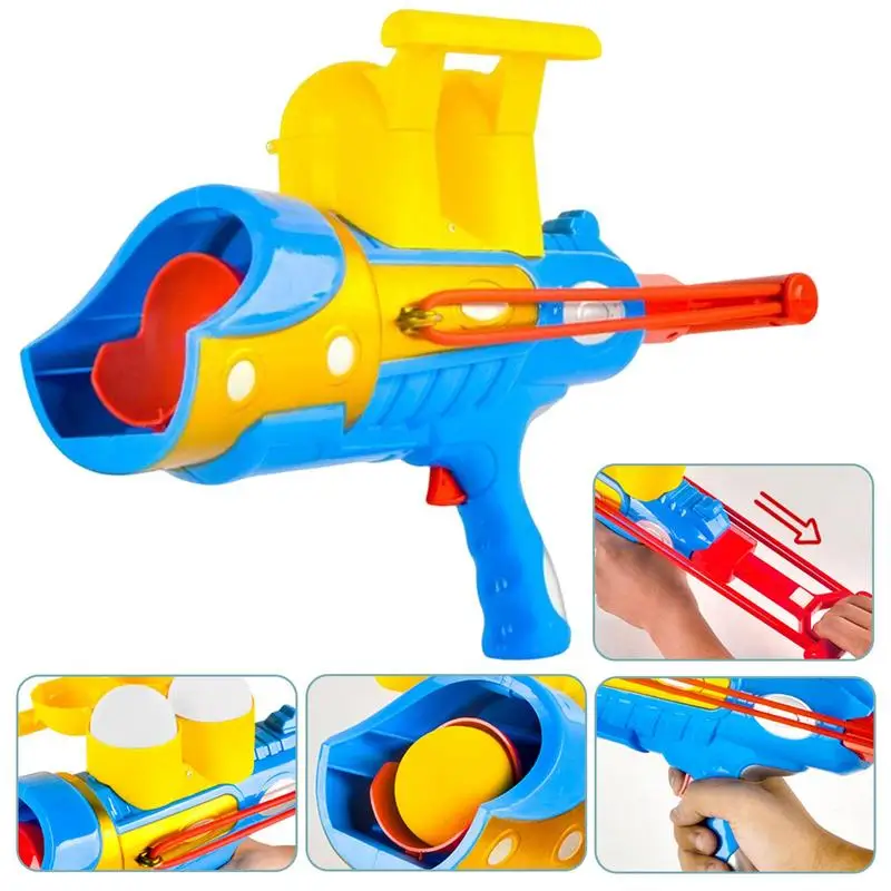 Pistole a sfera da neve all'aperto SnowballBlaster invernale bambini Snow Play Toys Snow Ball Maker Tool Soft Ball Launcher giocattoli per bambini