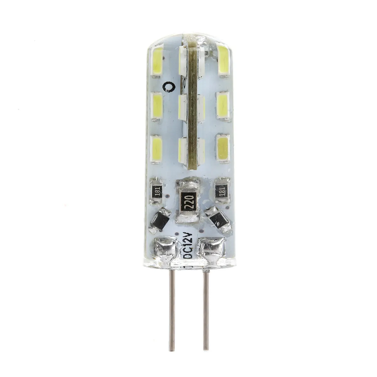 G4 LED Bulb 12V DC 1.5W 24x3014 SMD White 6500K Energy Saving Eco-Friendly Indoor Lamp