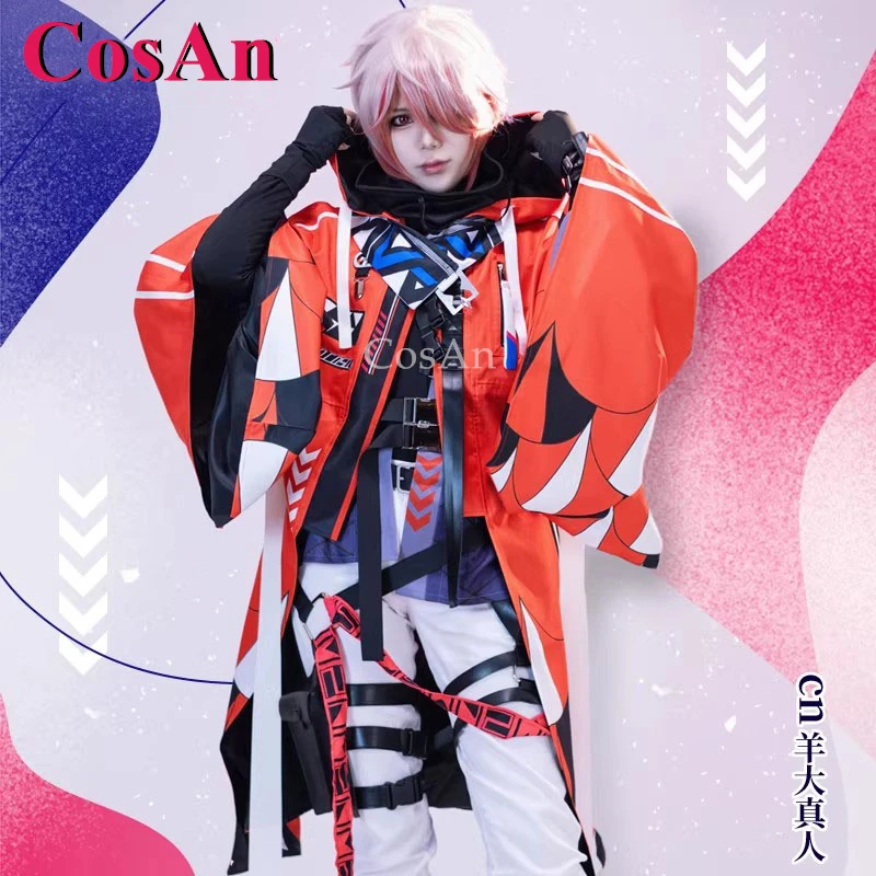 

CosAn Anime VTuber VOLTACTION Seraph Dazzlegarden Cosplay Costumes Fashion Uniforms Unisex Halloween Party Role Play Clothing