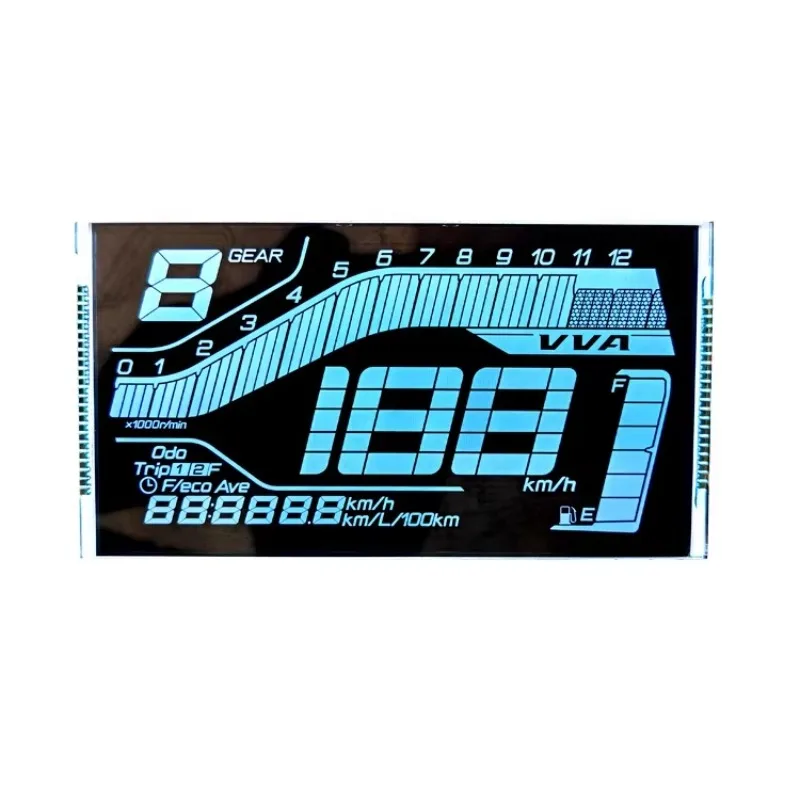 10 pieces Motorcycle speedometer LCD for Yamaha Nmax, Aerox, FZ, Honda, Bajaj digital dashboards, replacement accessories