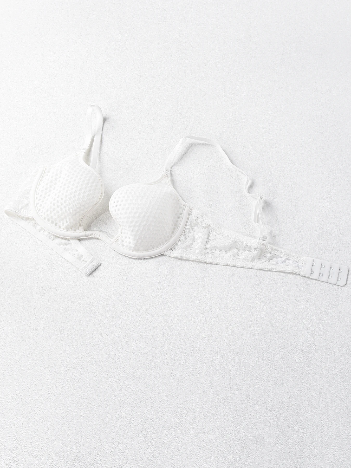 Sexy U-förmiger Spacer-BH, dünne, atmungsaktive Unterwäsche aus Netzstoff, Bügel-BH, bequeme, stilvolle Dessous-Bralette – Detail 8