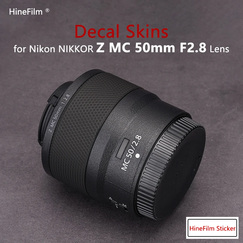 Hinefilm-pegatina de lente para Nikkor Z 50 F2.8 S, cubierta de piel para Nikon Z 50MM F2.8, calcomanía Premium, película envolvente 50f2.8 50 2,8