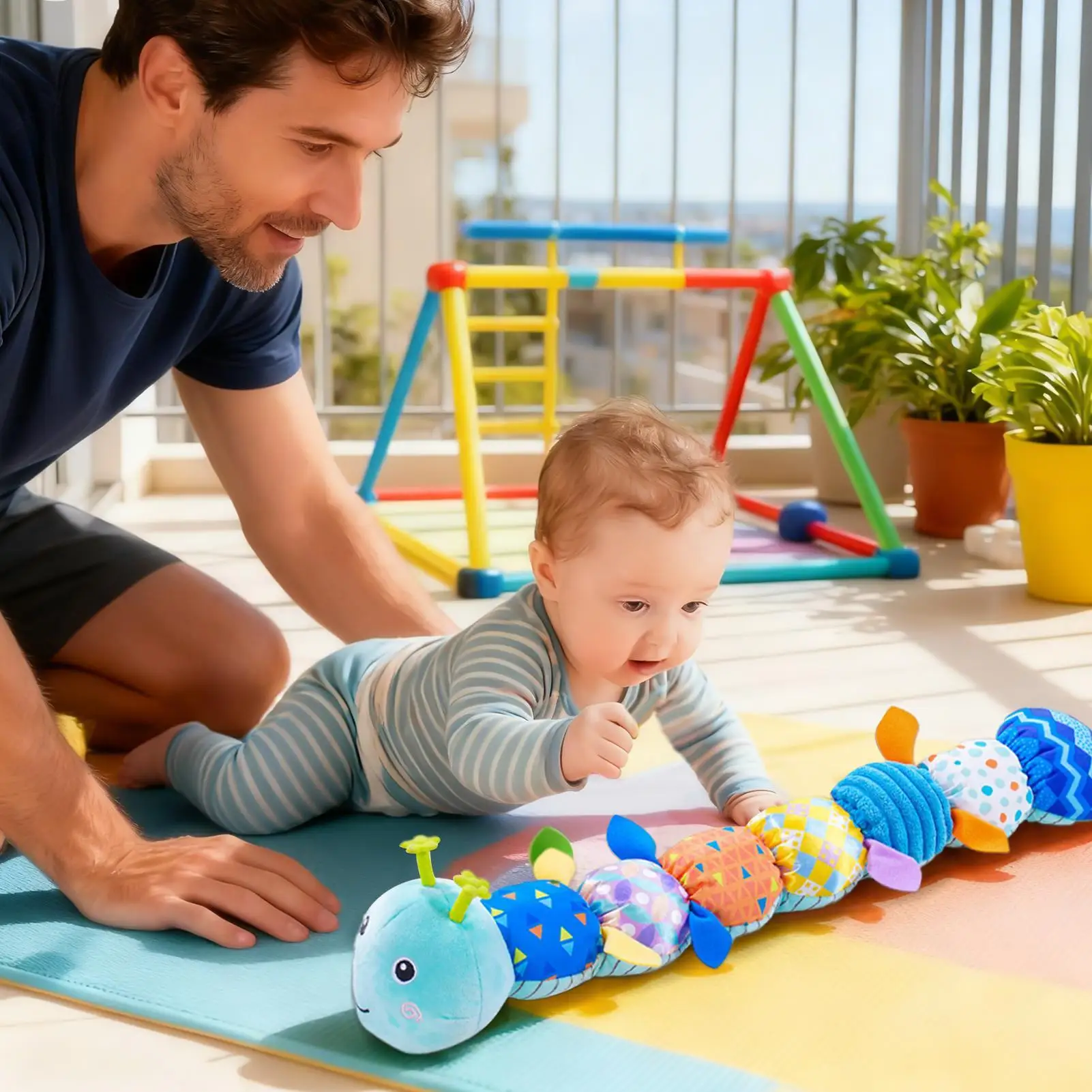 

Calming Stuffed Animals For Kids Cute Teething Doll Calming Sensory Toys For Boy Girl Child Parent Travel Nursery Crib Bedroom