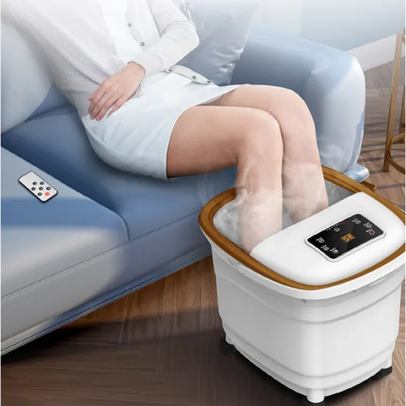 

Thermostatic Foot Spa Bath Fumigation Feature MultiAdjustment Tub with Touch Screen Control Relaxing Foot Therapy Luxury Spa