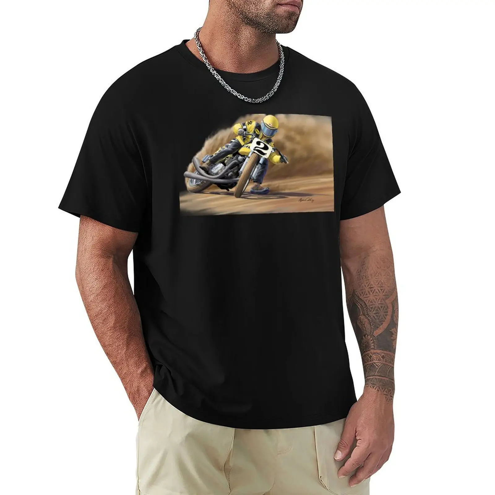 Kenny Roberts Powerslide T-Shirt funny t shirts cotton T-Shirt