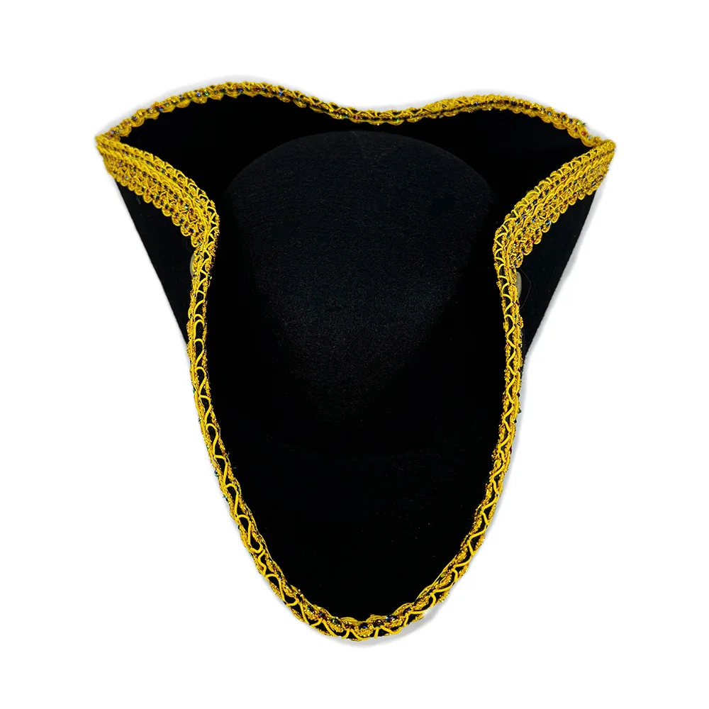 Chapeau de Pirate Cosplay drôle pour hommes, chapeau tricorne Unique pour adultes, chapeaux de capitaine pour jeu de rôle, casquettes de Performance, casquette de déguisement de fête de mascarade