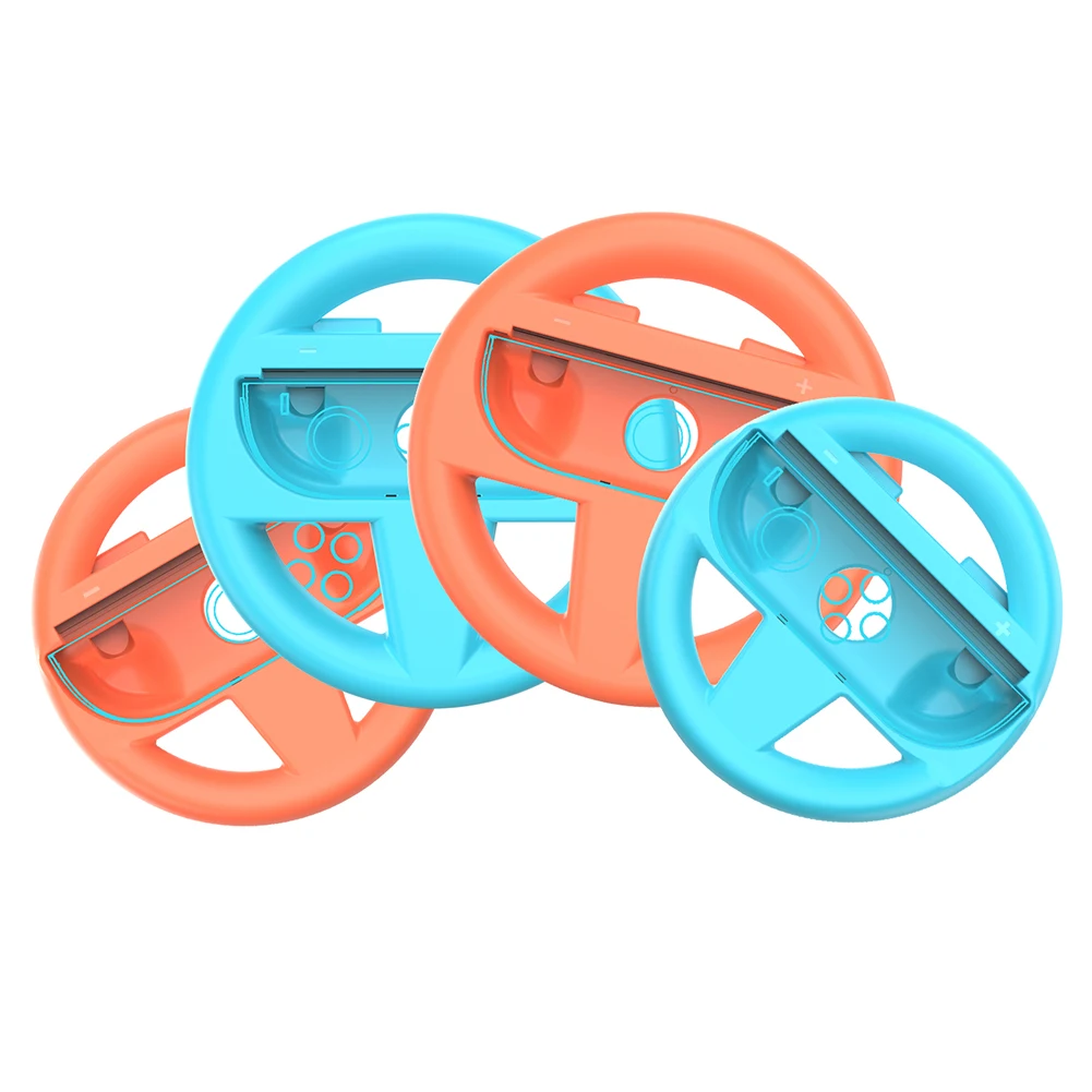 4 قطعة عجلات توجيه السباق قابلة لإعادة الاستخدام الألعاب سباق عجلة القيادة مبتكرة غمبد مقبض القبضات لملحقات الألعاب NS2 #1