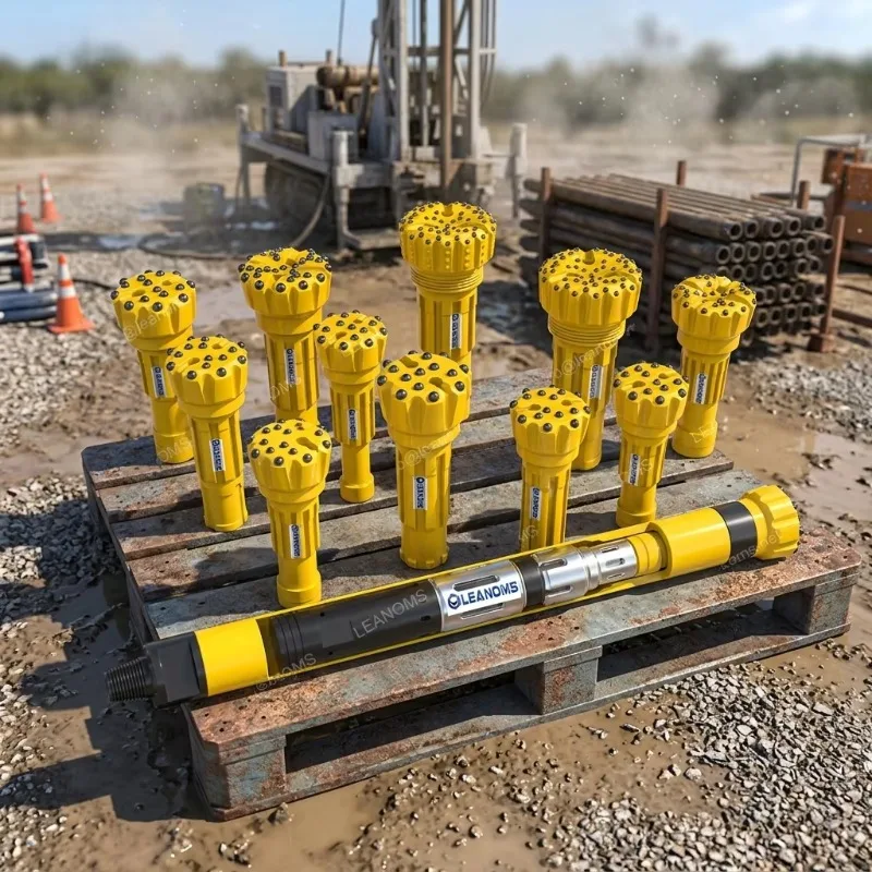 4 Inch Hammer Bits DTH Drill Bits for Water Well Drilling Rig and Hard Rock Drill Hammer  for  Hot-selling