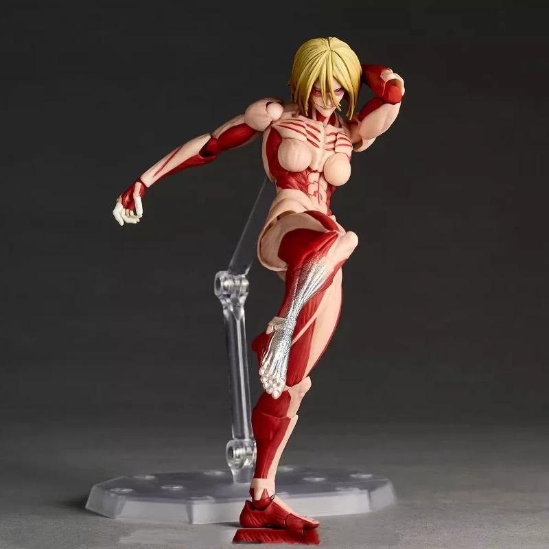 本物の進撃の巨人素晴らしい山口スタイルの巨人アニーアクションフィギュアアニメ周辺玩具コレクタブルモデル装飾ギフト