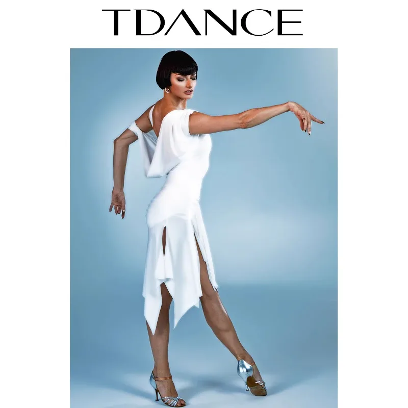 Nuevo vestido de práctica latino personalizado, ropa de rendimiento exactamente Lombard, disfraz de Samba, vestido de salón estándar