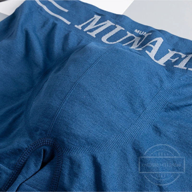 Calzoncillos bóxer de cintura media para hombre, ropa interior Sexy, transpirable, alta elasticidad, cómoda