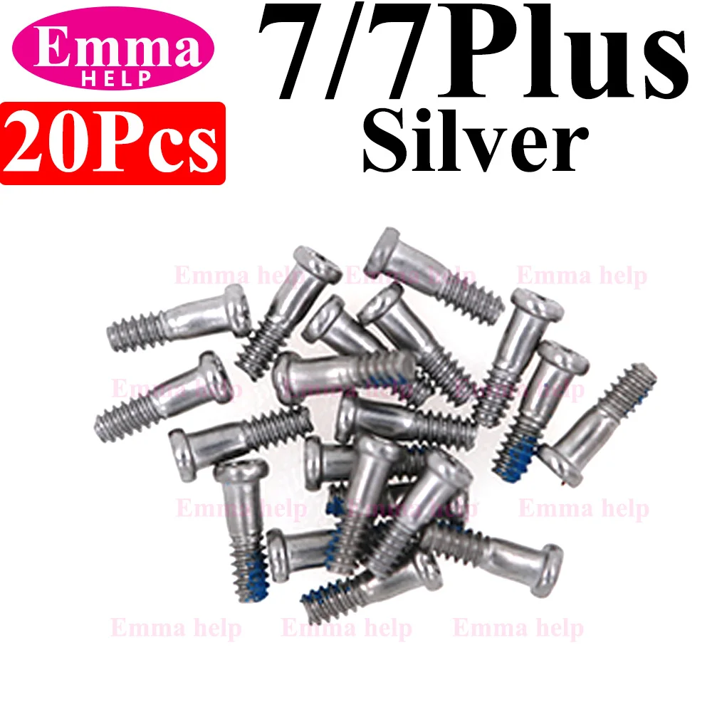 Tornillo de reparación de base inferior Pentalobe para iPhone, cubierta trasera, 13, 14, 11 Pro Max, X, XS, XR, 7, 8 Plus, accesorios de pieza, 20