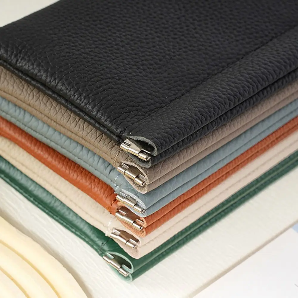 

Portable PU Leather Wallet Ultra-thin Automatic Closed Makeup Bag Large Capacity Card Bags For Women Lady Girl Gift