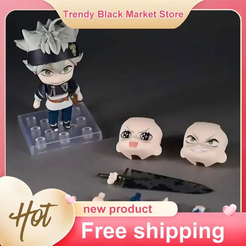 Figura de acción de PVC intercambiable de Black Clover Asta Q Versión 2659, modelo coleccionable en caja para entusiastas del anime