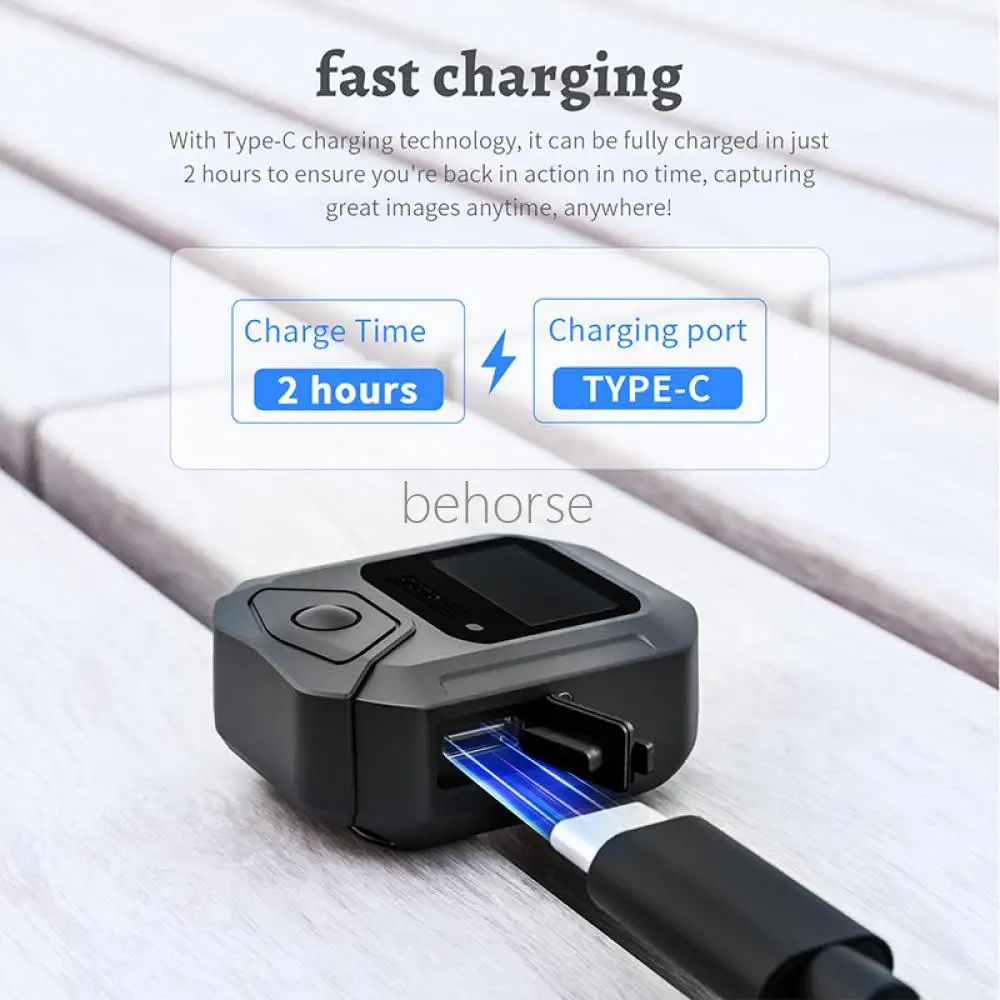 ل Insta360 X5/Ace Pro 2/Ace Pro/Ace/X4/Go 3S/Go3 نظام تحديد المواقع سماعة لاسلكية تعمل بالبلوتوث التحكم عن بعد 25 متر المسافة عن بعد تبادل لاطلاق النار التحكم عن بعد