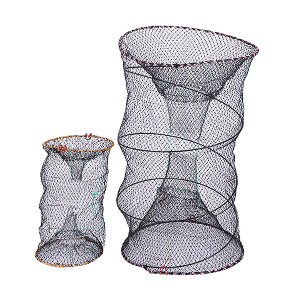 

Foldable Fishing Traps Fishing Bait Crab Trap For Lobster Crabs And Shrimp Nylon Fishing Tools Accessories