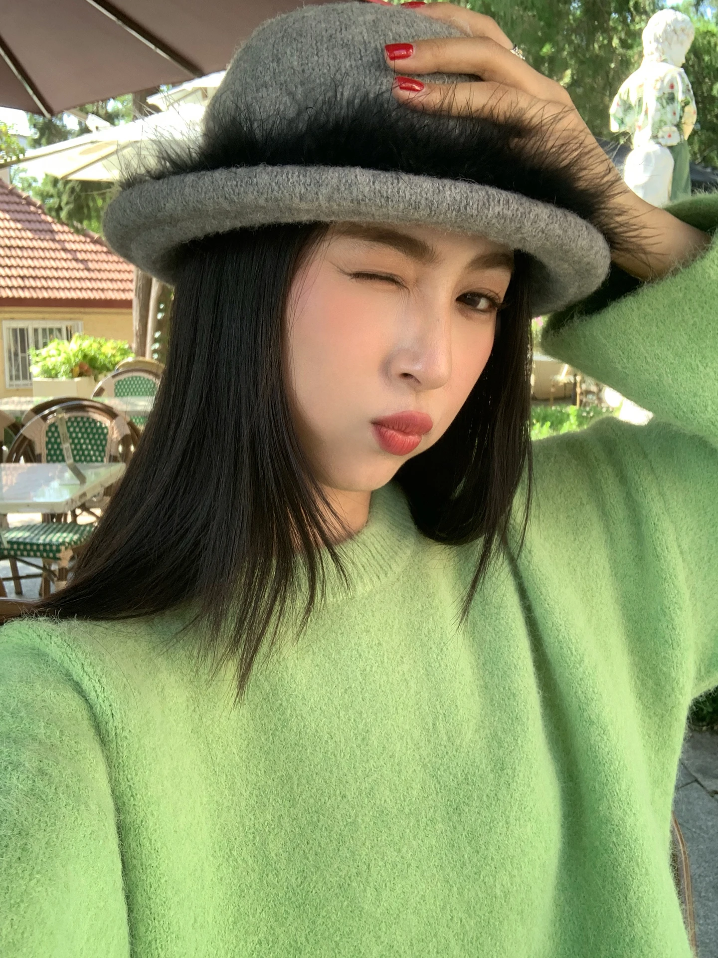 

Warm een Knitted Sweater Women's Faionable Autumn Winter Outerwear Thiened Cozy Feel Straight Cut Knitwear Tefamani