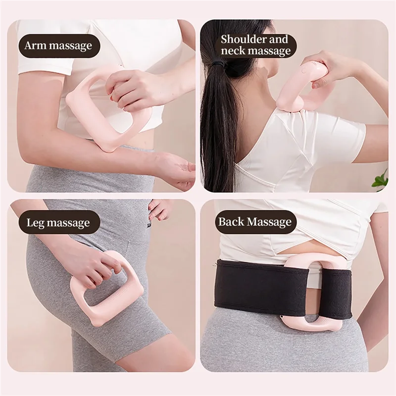 Vibrating Neck Membrane Massage Belt Portable Percussion Fascia Ring USB Charging Shoulder Relaxation