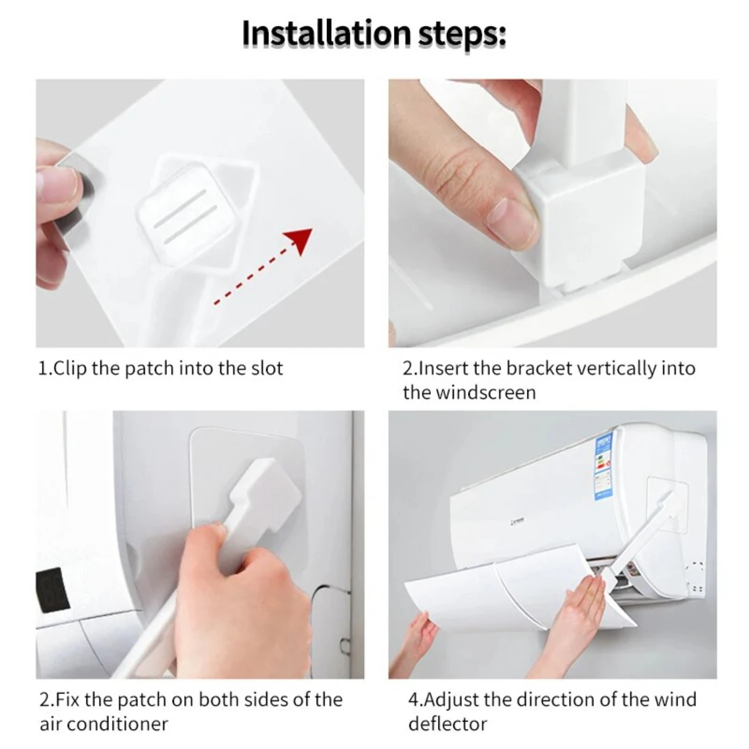 احفظ لطفلك الصغير مع درع الرياح الواقي القابل للتعديل لتكييف الهواء للرضع - مضاد للنفخ المباشر، غطاء غبار