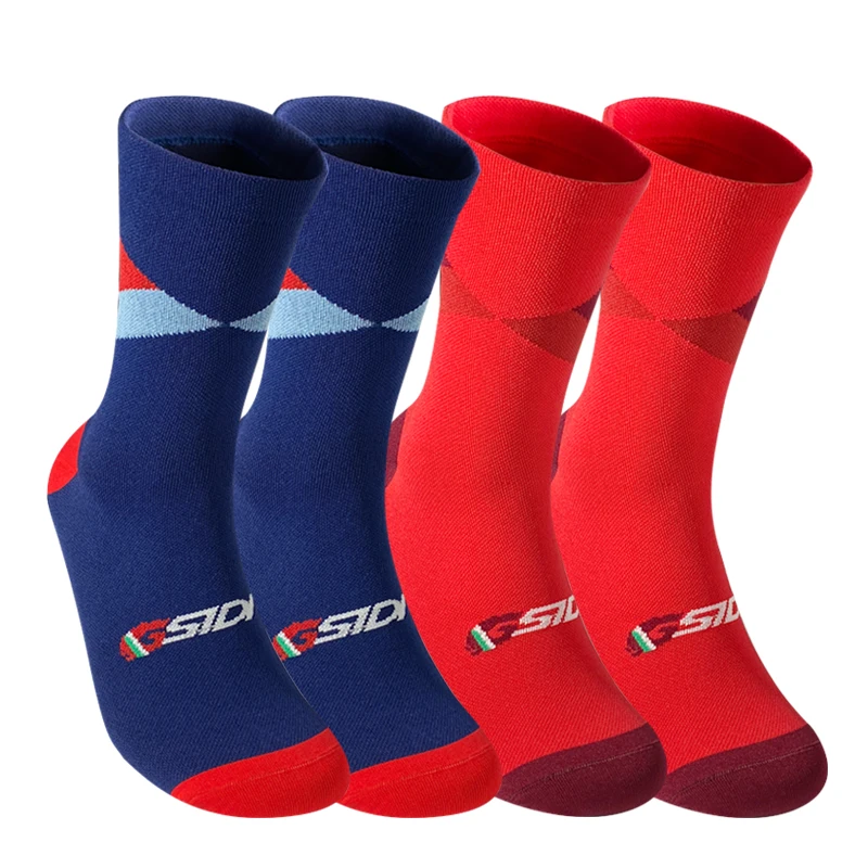 4 Paar Team-Radsocken, Professionelle Sportsocken, Hochwertige Laufsocken, Basketballsocken in Vielen Farben – Detail 5