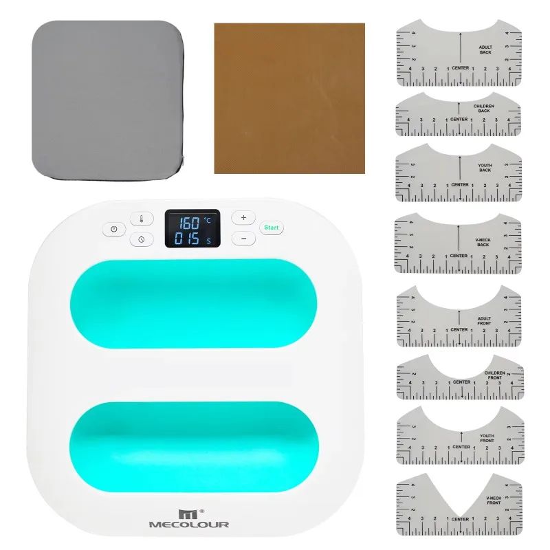 

2026 New Mini Heat Press Machine 9 X 9 Flat Press Machine for T-shirt Clothes Sublimation Press Machine