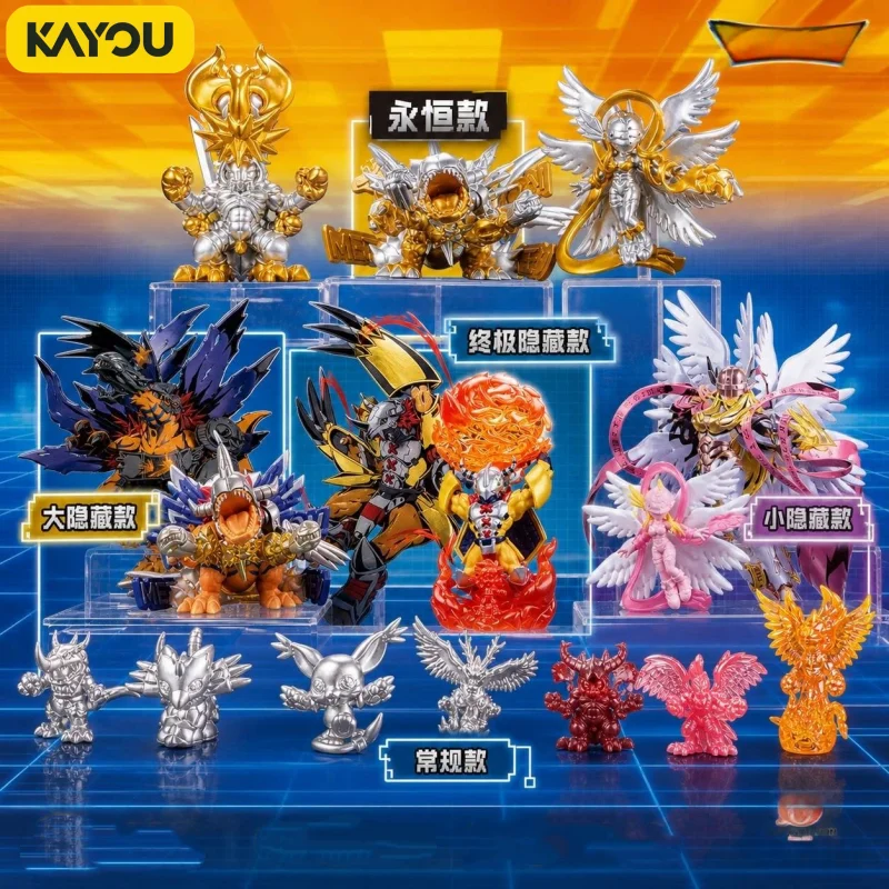 Model Kit Digimon - KAYOU Digimon Zusammengebaute Blindbox Dimensional Evolution