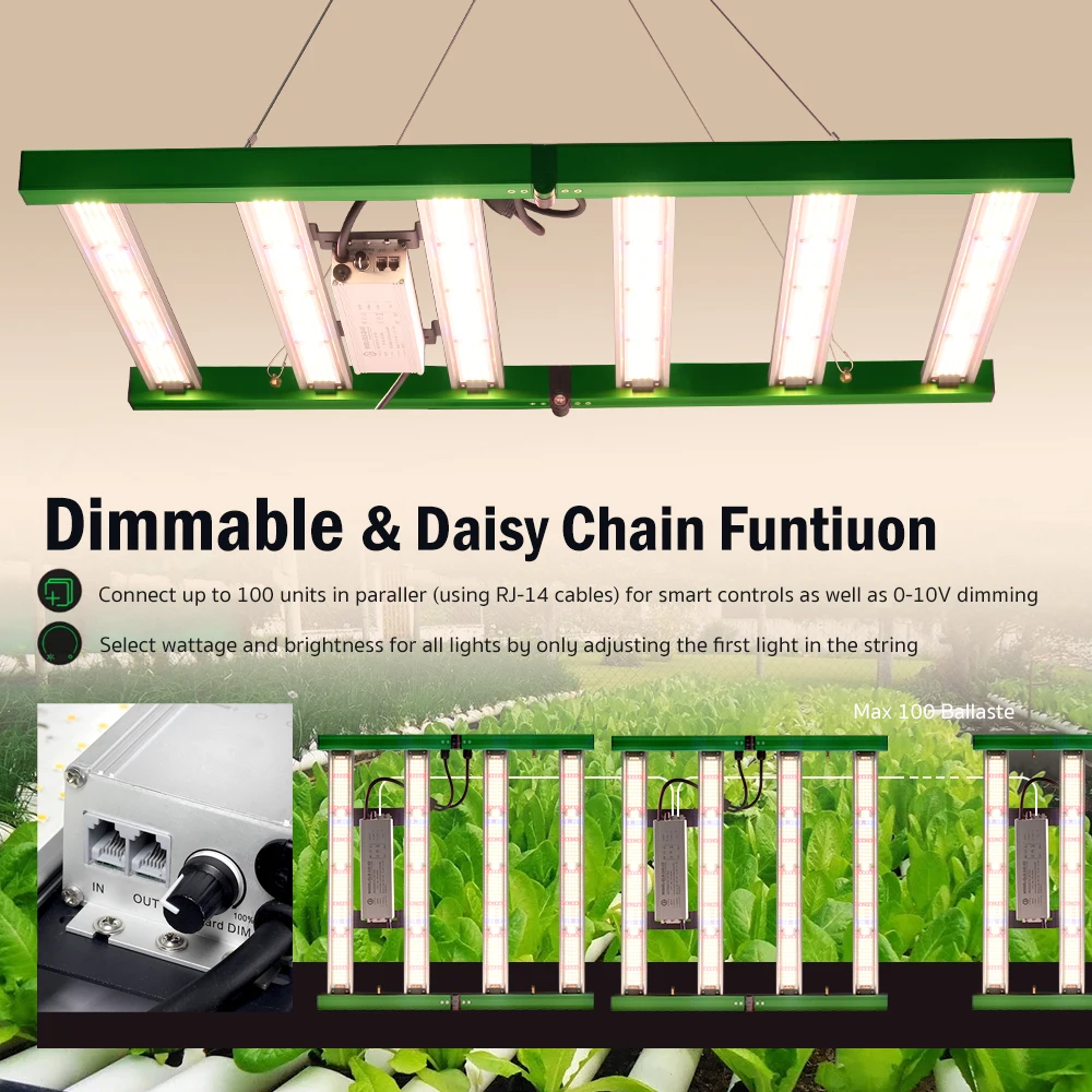 SMD3030 LED تنمو Phytolamp الطيف الكامل عكس الضوء أضواء قابلة للطي 240 واط 320 واط 400 واط قابل للتعديل لشتلات زهور الخضروات الداخلية