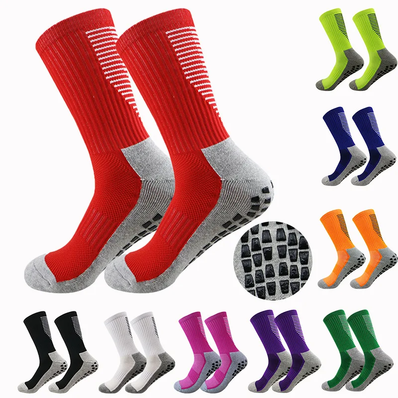 

Mid tube adhesive football socks, practical anti slip socks, thickened, wear-resistant, odor proof sports socks