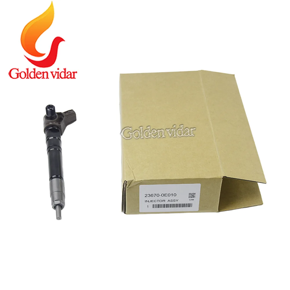 6 pcs/lot High Quality NEW Diesel Common Rail Fuel Injectors 23670-0E010 Fit For Toyota Hilux 2.8L 1GD