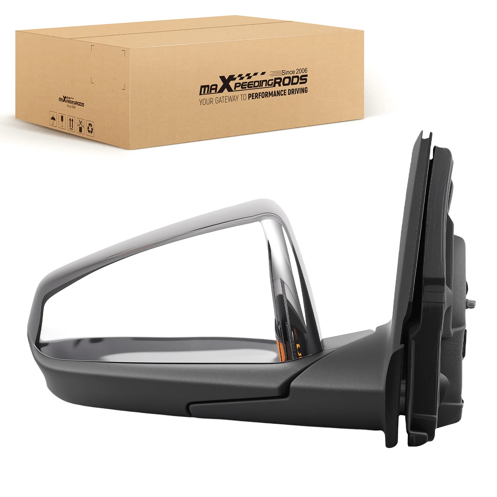 Heated Mirror Right Power Chrome for Chevrolet Equinox 2018-2023 84225383 Power Car Mirror Rear View Mirror Side View Mirror