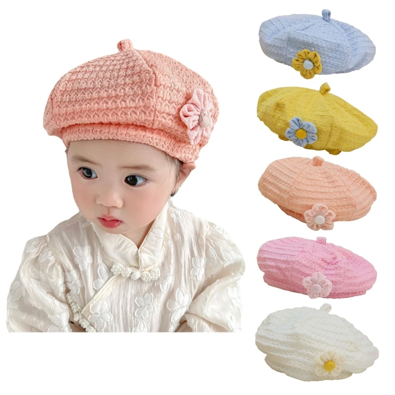 Children Hat Spring Bonnet Hat Toddler Soft Beanie Cap Summer Headpiece