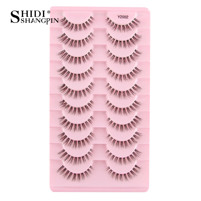 3/10 Pairs Mink False Eyelashes, Natural Fluffy Look
