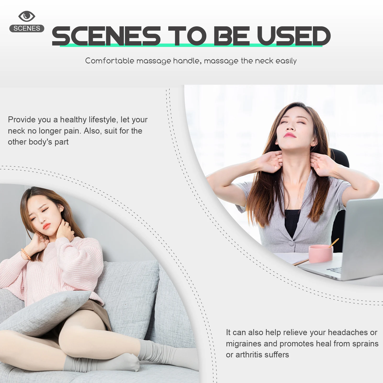 

Neck Massager Manual Massager Cervical Massager Neck Massager Shoulder Massager
