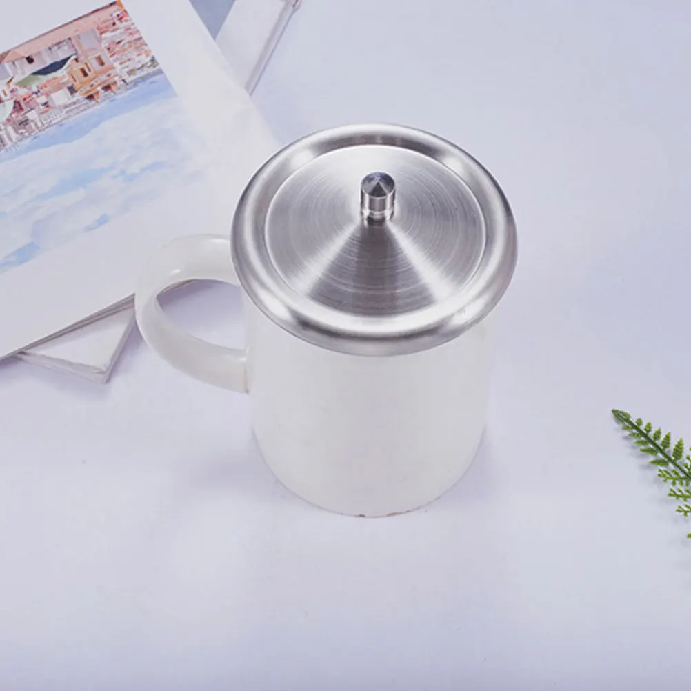 

1pcs Stainless Steel Cup 12 3Cm Round Water Bottle Covers Portable Reusable Sealing Drink Lids Mason Jar Lids Kitchen Barware