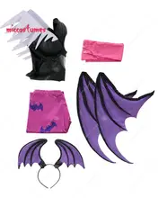 Morrigan Aensland Cosplay Costume with Wings #5