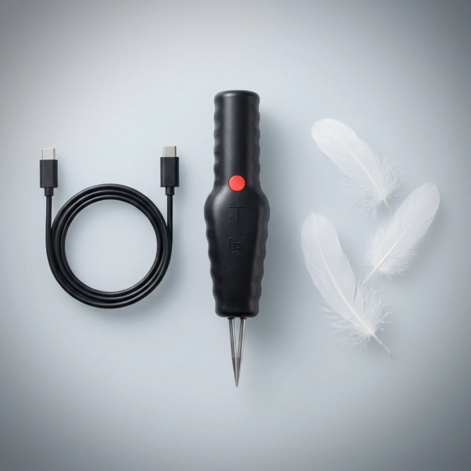 

Cordless Fowl Defeathering Tool Battery-Operated Electric Feather Remover Handheld Chicken Plucker Waterproof for Farmers, Farm