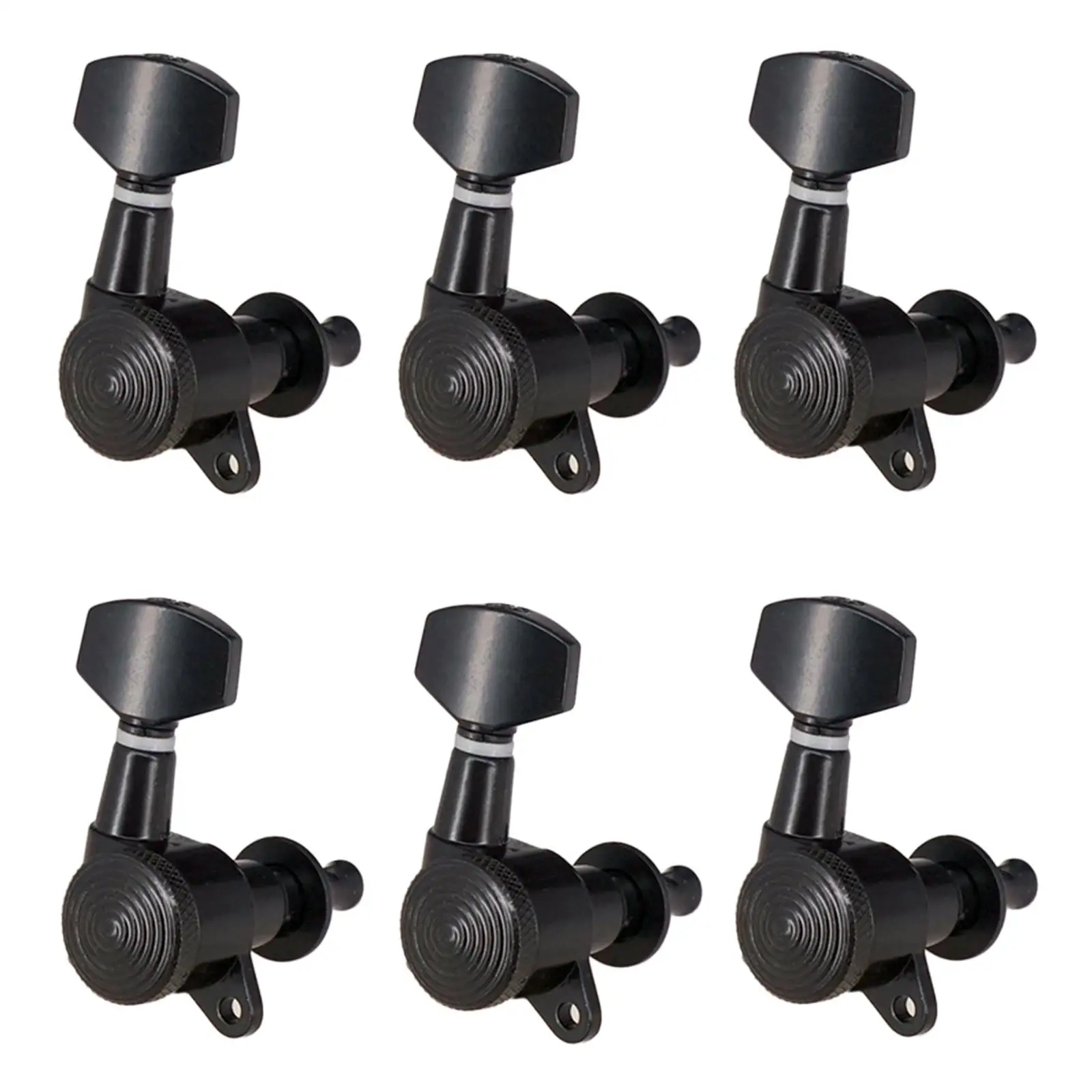 6R Machine Heads Locking Tuning Pegs Metal for Electric Guitar