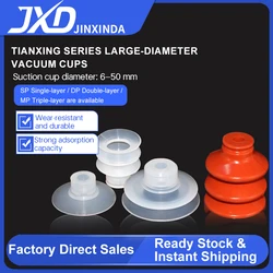 JXD Pneumatic Silicone Vacuum Suction Cup SP/DP/MP 06/08/10/12/15/20/25/30/40/50mm High Resilience Pneumatic Sucker