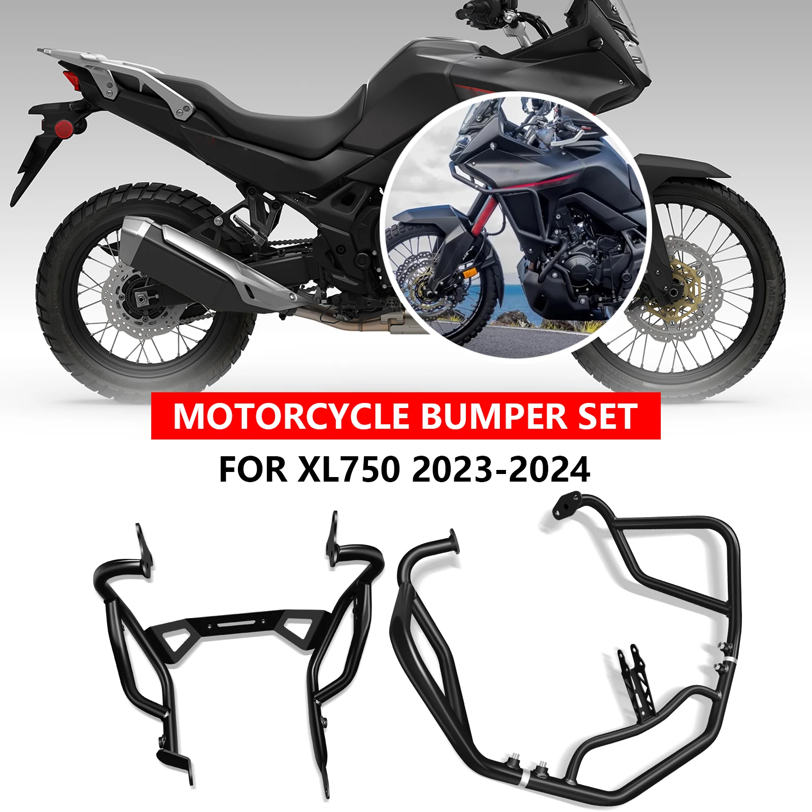 

For TRANSALP XL750 xl 750 xl750 2023-2025 Motorcycle accessories Fairing Upper and lower engine protectors Anti-collision bars