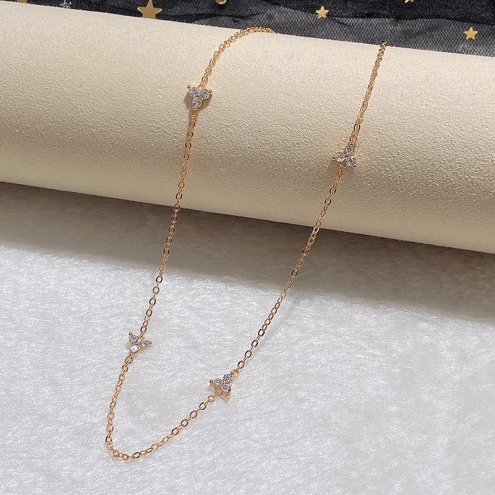 

CAOSHI Dainty Simple Fashion Chain Necklace for Women Delicate Female Daily Wearable Accessories Gold Color Jewelry for Wedding