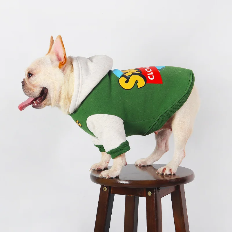 Pet Clothing Fall and Winter Puppy Padded Warm Sweatshirt Clothes