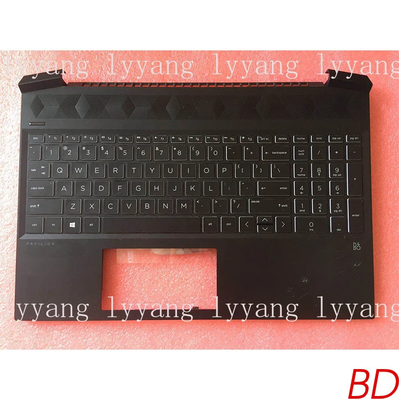 f  For HP Pavilion 6 15-EC TPN-Q229 C Shell Palmrest W/ Keyboard L72598-001